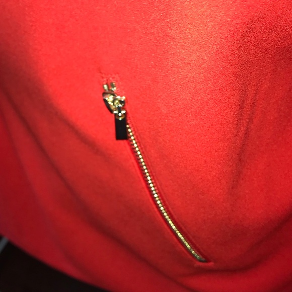 NWT Gianni Bini Boss Red Blazer with Gold Accents - Picture 9 of 12